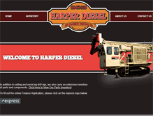 Tablet Screenshot of harperdiesel.com