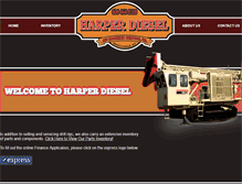 Tablet Screenshot of harperdiesel.net